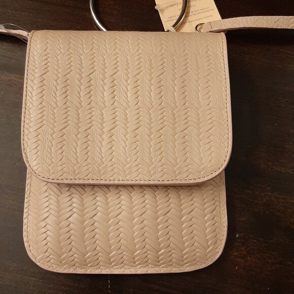 NWT Punto Fibbia 100% Italian Leather Crossbody/Clutch Purse - Picture 3 of 9